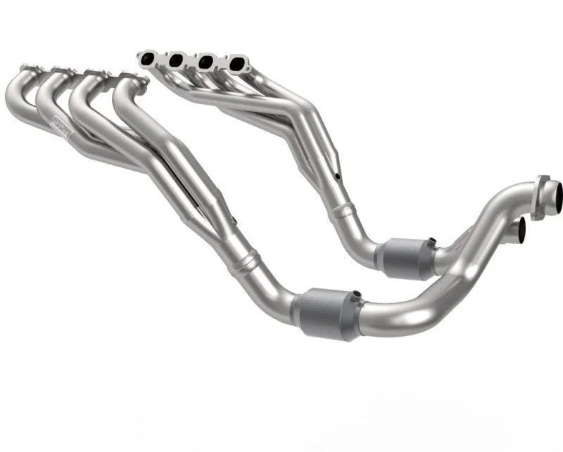 Kooks 20-22 Ford F250 7.3L V8 / Ford F350 7.3L V8 1-7/8in x 3in SS Headers w/ Green Catted Conn - Additional View 8
