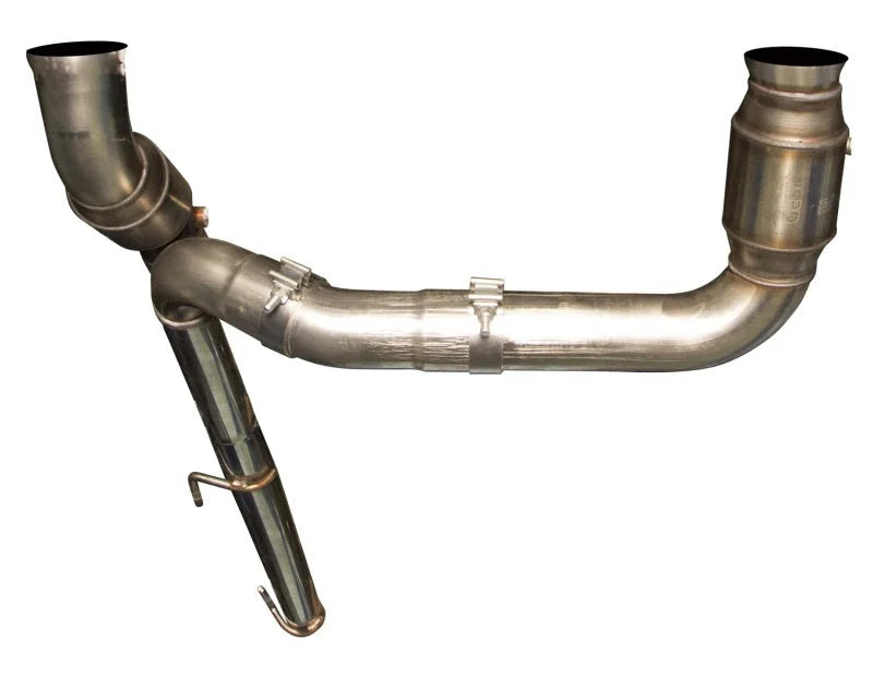 Kooks 2009+ Dodge 1500 HEMI Pick Up Truck 3in x OEM Cat SS Y Pipe Kooks Header Req - Side View