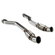Load image into Gallery viewer, Kooks 2011+ Jeep Grand Cherokee 5.7L 3in x OEM SS Catted Connection Pipes - Main Product View