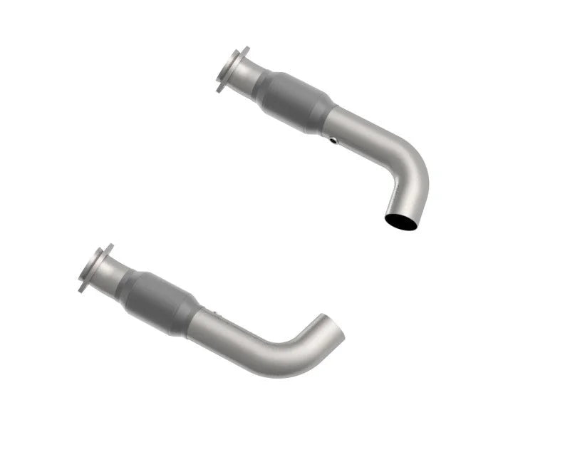 Kooks 2015-2017 Mustang GT 3in High Flow Cat Conn. Pipes (1151H420) - Side View