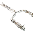 Load image into Gallery viewer, Kooks 2015+ Ford Mustang GT350 5.2L 3in x 2-3/4in Green Cat SS X-Pipe Kooks HDR Req - Main Product View