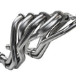Load image into Gallery viewer, Kooks 2016+ Chevrolet Camaro SS 1 7/8in x 3in SS Longtube Headers w/ Green Catted Connection Pipes - Side View