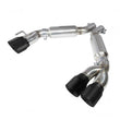 Load image into Gallery viewer, Kooks 2016 + Chevrolet Camaro SS LT1 3in Axle Back Exhaust System w/ Mufflers and Black Quad Tips - Side View