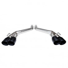 Load image into Gallery viewer, Kooks 2016 + Chevrolet Camaro SS LT1 3in Axle Back Muffler Delete Exhaust System w/ Black Quad Tips
