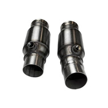 Load image into Gallery viewer, Kooks 2016 + Chevrolet Camaro SS LT1 6.2L 3in x 2 3/4in OEM High Flow Catted Connections Pipes SS - Main Product View