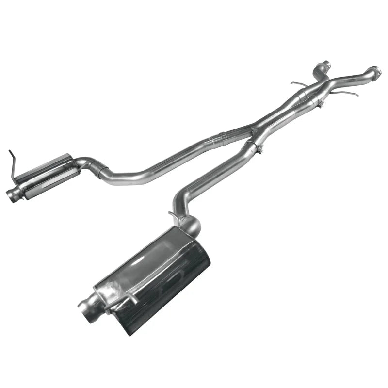 Kooks 2018+ Jeep Grand Cherokee TrackHawk 6.2L 3in Cat Back SS Exhaust - Back View