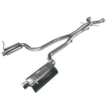 Load image into Gallery viewer, Kooks 2018+ Jeep Grand Cherokee TrackHawk 6.2L 3in Cat Back SS Exhaust - Back View