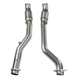 Load image into Gallery viewer, Kooks 2018+ Jeep Grand Cherokee TrackHawk 6.2L 3in Inlet x 3in OEM Outlet Catted SS Connection Pipes - Main Product View