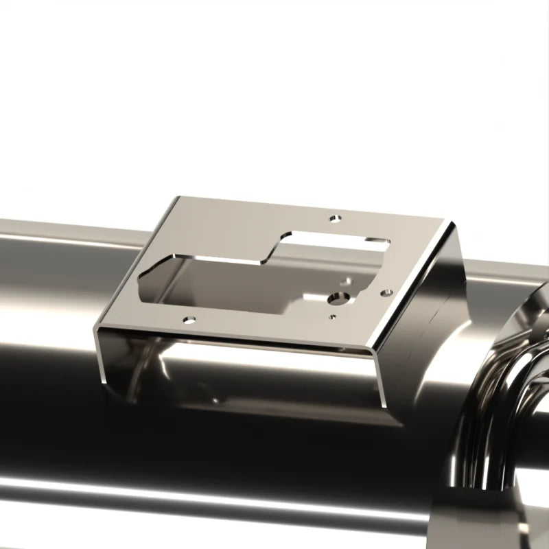 Kooks 2018+ Mustang 5.0L 4V Convertible/Coupe Cat-back Exhaust Connect to OEM Connection Point - Side View