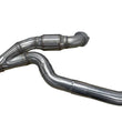 Load image into Gallery viewer, Kooks 2019+ GM 1500 Series Truck 6.2L 3in x OEM Outlet Catted SS Y Pipe Kooks HDR Req - Detail View