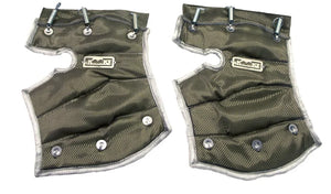 Kooks 2020+ Chevrolet Corvette C8 LT2 6.2L Heat Shield Blankets for Ultra Green Catted Connect Pipes - Main Product View