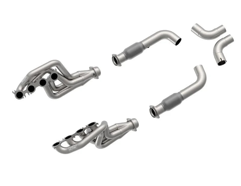 Kooks 2020 Mustang GT500 5.2L 2in x 3in SS Headers w/GREEN Catted Connection Pipe - Main Product View