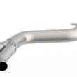 Load image into Gallery viewer, Kooks 2020 Toyota Supra 3.5in x 3in SS Resonator Delete Mid-Section - Side View