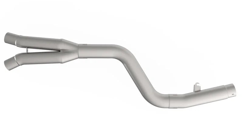 Kooks 2020 Toyota Supra 3.5in x 3in SS Resonator Delete Mid-Section - Detail View
