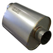 Load image into Gallery viewer, Kooks 3in Oval Center/Offset Muffler 12in Long Body Stainless Steel - Detail View
