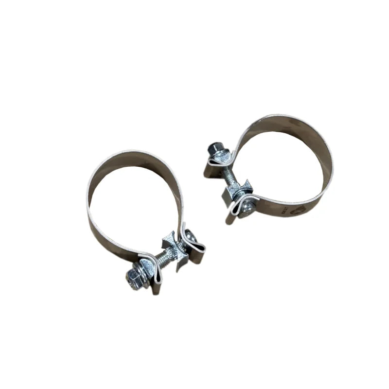 Kooks 3in Oval Clamp In Center/Center Muffler 18in Long Body Polished Stainless Steel - Side View