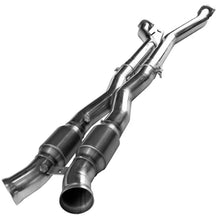 Load image into Gallery viewer, Kooks 97-04 Chevy Corvette 3in x 3in Cat SS X-Pipe Kooks HDR Req - Detail View
