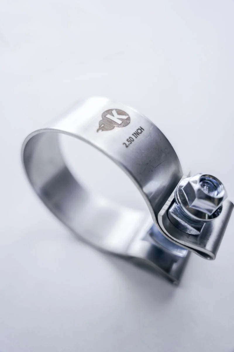 Kooks Headers 2-1/2in Stainless Steel Band Clamp - Side View