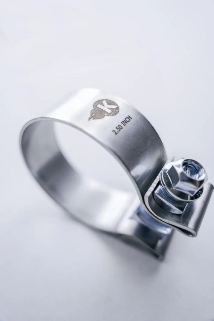 Kooks Headers 2-1/2in Stainless Steel Band Clamp - Side View