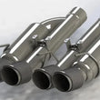 Load image into Gallery viewer, Kooks 09-13 Chevrolet Corvette Z06/ZR1 3in. Valved Axle-Back Exhaust w/ SS Tips - Side View