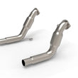 Load image into Gallery viewer, Kooks Headers Stainless Steel GREEN Catted Downpipes fits 2025-2026 Ford Explorer ST / 2025 Lincoln Aviator Black Label - ...