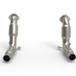 Load image into Gallery viewer, Kooks Headers Stainless Steel GREEN Catted Downpipes fits 2025-2026 Ford Explorer ST / 2025 Lincoln Aviator Black Label - ...