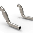 Load image into Gallery viewer, Kooks Headers Stainless Steel GREEN Catted Downpipes fits 2025-2026 Ford Explorer ST / 2025 Lincoln Aviator Black Label - ...