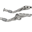 Load image into Gallery viewer, Kooks RAM TRX 2in x 3in Long Tube Headers 3in x OEM H.O. Green Connections - Side View