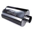 Load image into Gallery viewer, Kooks Universal 2 1/2in Center/Center Oval Muffler (4x8x12) - Side View