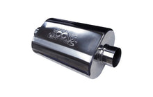 Load image into Gallery viewer, Kooks Universal 2 1/2in Center/Center Oval Muffler (4x8x12) - Side View