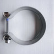 Load image into Gallery viewer, Kooks Universal 3in SS Clamp - Back View