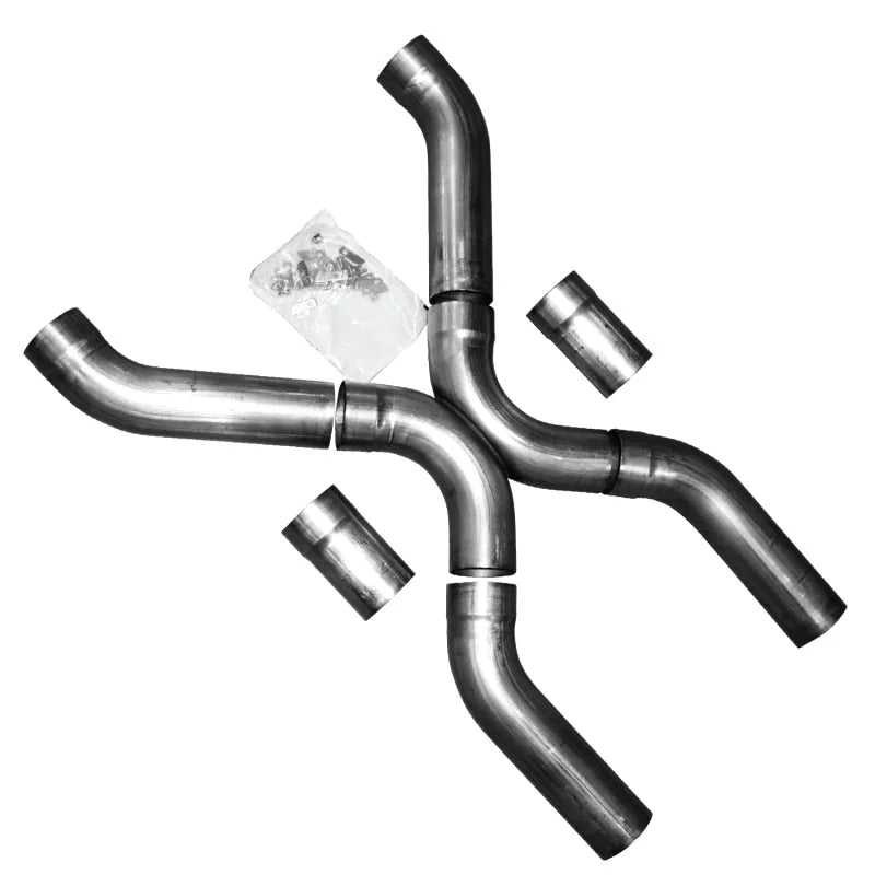 Kooks Universal 3in X-Pipe Kit - Side View