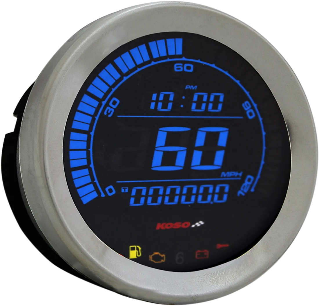 Koso North America 2" Fuel Level Gauge - Chrome BA050200 - Detail View