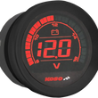 Load image into Gallery viewer, Koso North America 2" Voltmeter Gauge - Black BA050310 - Side View