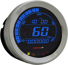 Load image into Gallery viewer, Koso North America 4" Speedometer - Chrome BA051000