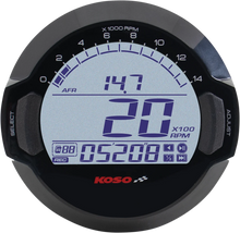 Load image into Gallery viewer, Koso North America Air/Fuel Gauge - Black - 6ft BB642W30 - Side View