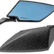 Load image into Gallery viewer, Koso North America Blue Lens Mirror - Carbon Fiber/Black OA016CK6 - Main Product View
