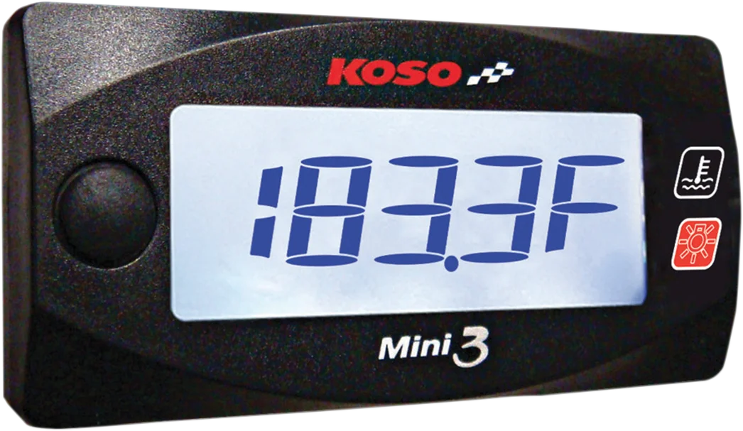 Koso North America Cylinder Head Temperature Meter BA003245 - Side View