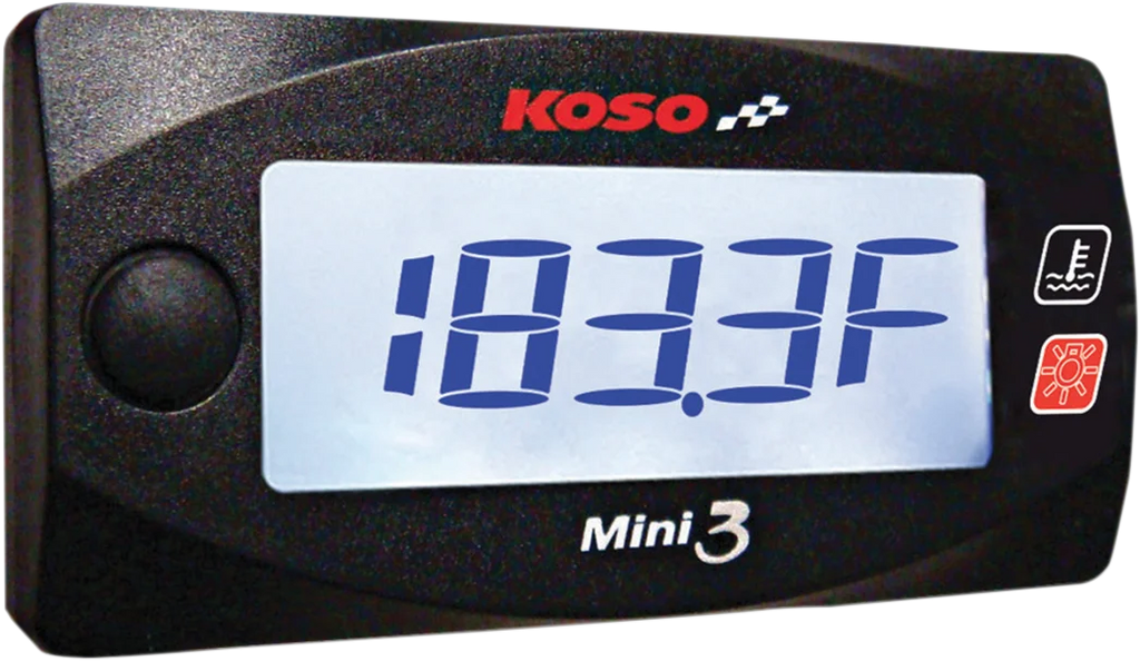 Koso North America Cylinder Head Temperature Meter BA003245 - Side View