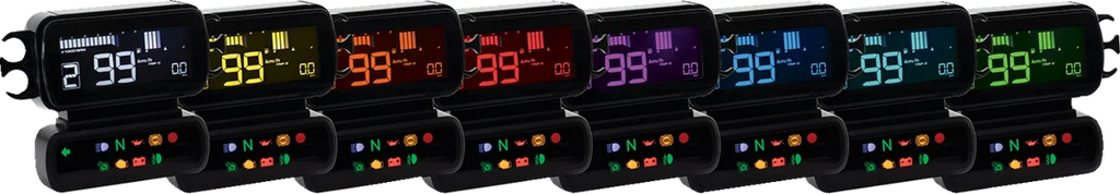 Koso North America D2 LCD - Multi Functional Gauge BA080010 - Installation View