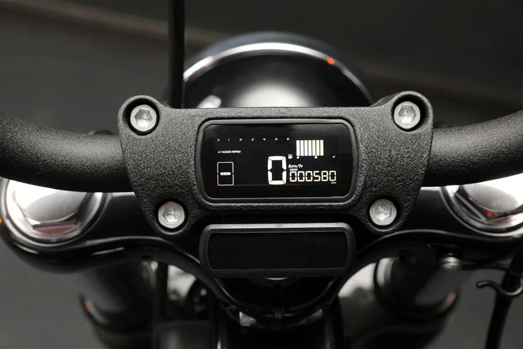 Koso North America D2 LCD - Multi Functional Gauge BA080020 - Side View