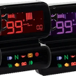 Load image into Gallery viewer, Koso North America D2 LCD - Multi Functional Gauge BA080030 - Back View