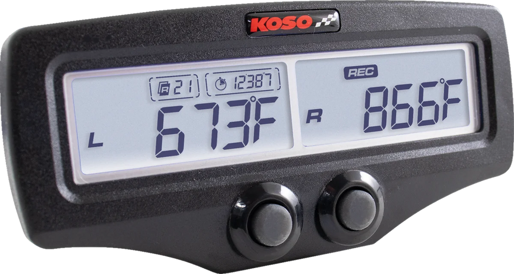 Koso North America EGT-02R Standard Dual Sensor Meter BA006010 - Main Product View