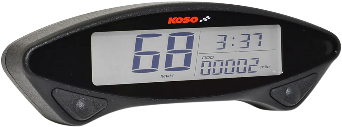 Koso North America EX-02 Enduro - 1.57" L x 4.72" W x 0.90" H BA048HON-1 - Side View