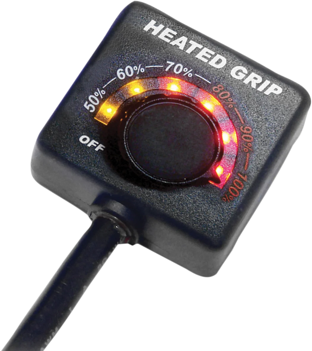 Koso North America Grip - Heated - Motorcycle - 7/8" AM10700F - Side View