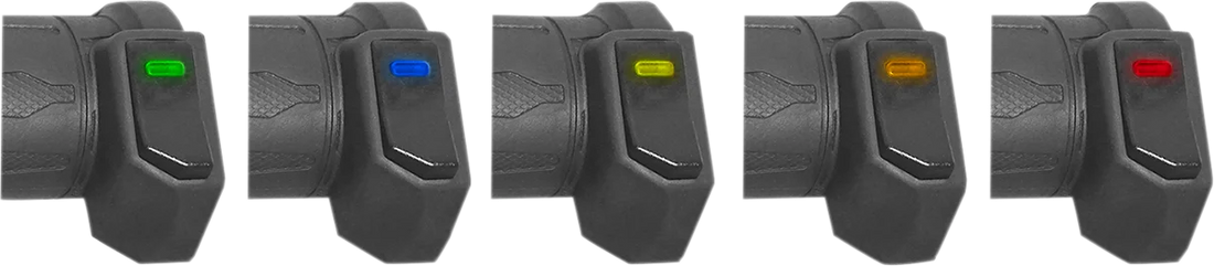 Koso North America Grips - Heated - Apollo - 7/8" AX073210 - Side View