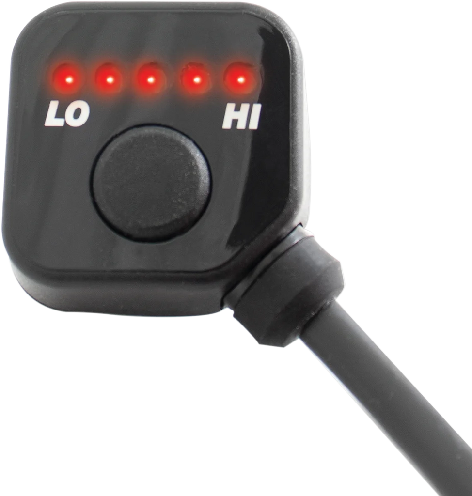 Koso North America Grips - Heated - Thumb Throttle - 5 Level - 7/8" AM10710G - Back View