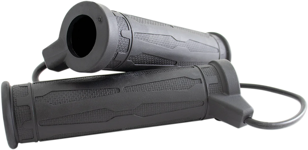 Koso North America Grips - Heated - Thumb Throttle - 5 Level - 7/8" AM10710G - Installation View