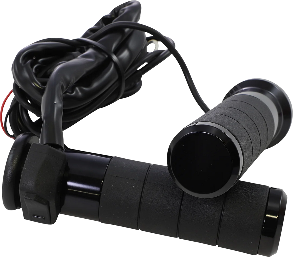 Koso North America Grips - Heated - Titan-X - 1" - Black AX068K00 - Main Product View