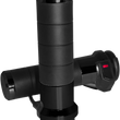 Load image into Gallery viewer, Koso North America Grips - Heated - Titan-X - 1" - Black AX068K00 - Side View